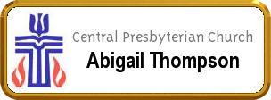 Colordome Presbyterian Name Tags