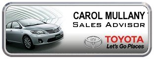 Colordome Toyota Name Tags