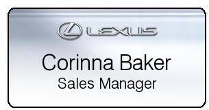 Engraved Lexus Namebadges