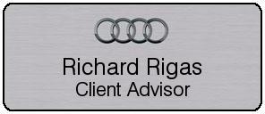 Engraved Audi Name Tags