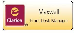 Engraved Clarion Name Tags