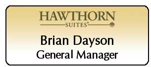 Engraved Hyatt Namebadges