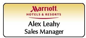 Engraved Marriott Nametags