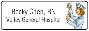 Engraved Nursing Namebadges