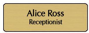 Engraved Office Name Tags
