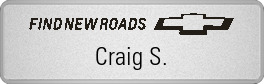 Metalfrost Chevrolet Namepins Metalfrost Chevrolet Namepins