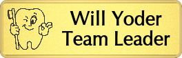 Metalfrost Orthodontist Nametags