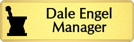 Metalfrost Pharmacist Nametags