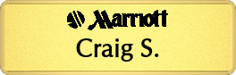 Metalfrost Residence Inns Nametags