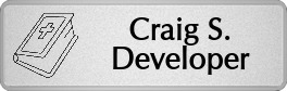 Metalfrost Religious Namebadges