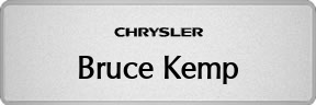 Metalfrost Chrysler Namebadges